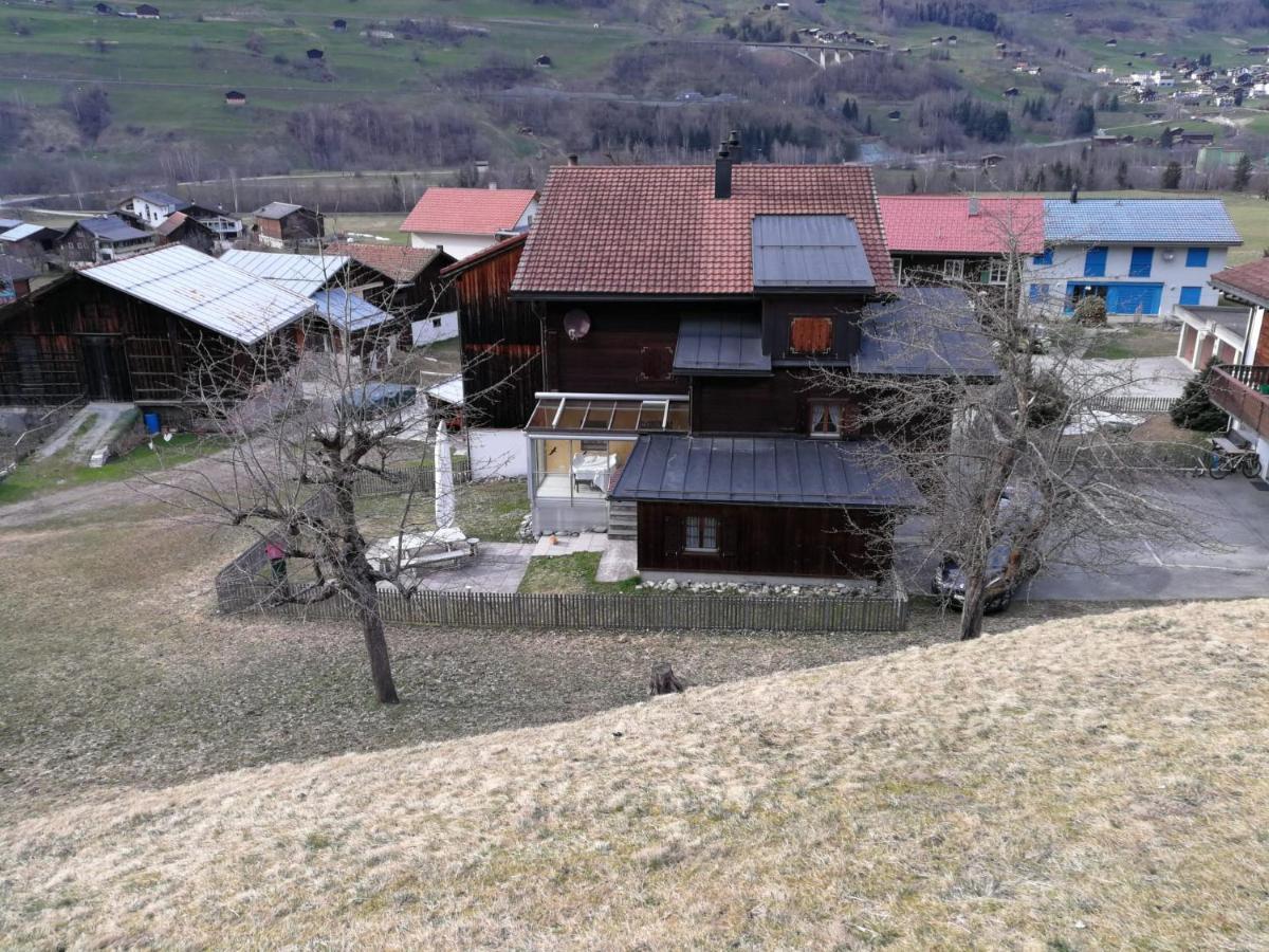 Casa Steilalva - Grosszuegiges Chalet Fuer Erholsamen Familienurlaub Surrein Eksteriør bilde